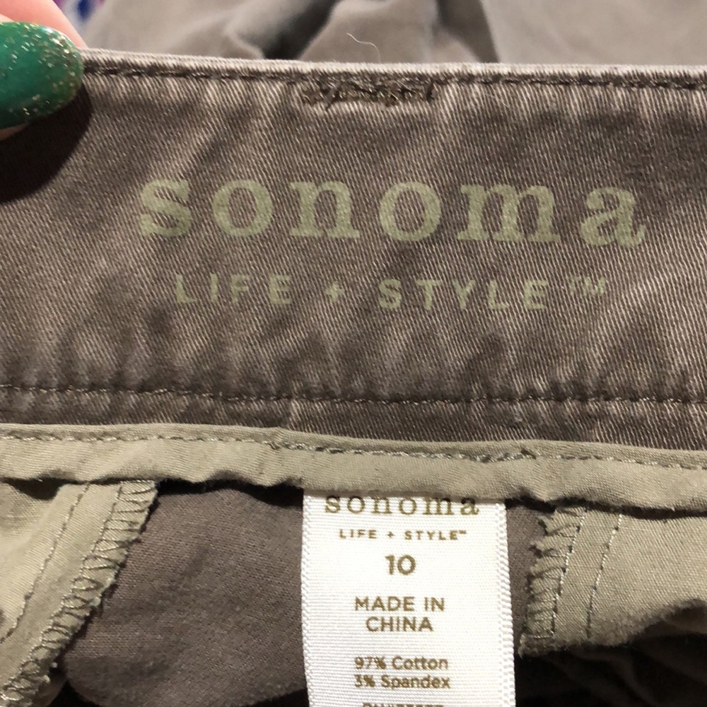Sonoma brown original Bermuda shorts size 10 - Picture 9 of 11